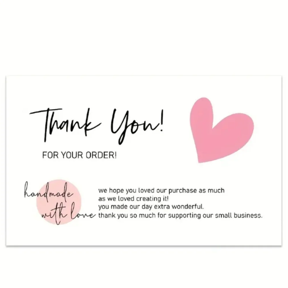 50 Thank Thank You Business Cards
